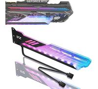 EZDIY-FAB RGB Scheda Grafica, GPU Colorato Supporto Scheda Video, Sag Titolare Staffa 5V a 3 Pin