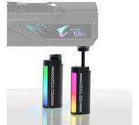 EZDIY-FAB Supporto per scheda grafica GPU, scheda grafica 5V 3PIN ARGB supporto di rinforzo GPU altezza regolabile, supporto per scheda video/supporto custodia