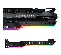 EZDIY-FAB Supporto per scheda video GPU con LED ARGB 5V 3 pin, supporto per custodia RX6700-Nero