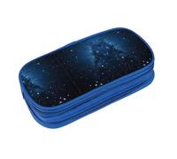 EZDLOWVBA Astucci per matite con stampa con spazio esterno e notte stellata, per ragazzi e ragazze, grazioso astuccio con cerniera per studenti, astuccio per figlia, figlio, astuccio da scrivania,