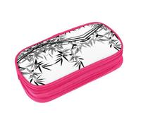 EZDLOWVBA Astuccio con stampa calligrafia cinese, per ragazzi e ragazze, grazioso astuccio con cerniera per studenti, astuccio per figlia, figlio, astuccio da scrivania, rosa, Taglia unica, Beauty