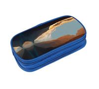 EZDLOWVBA Astuccio con stampa Canyon per ragazzi e ragazze, grazioso astuccio con cerniera, per studenti, astuccio per figlia, figlio, astuccio da scrivania, Blu, One Size, Beauty Case