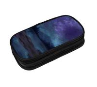 EZDLOWVBA Astuccio con stampa cielo stellato per ragazzi e ragazze, grazioso astuccio con cerniera organizer per studenti astuccio per figlia figlio astuccio da scrivania, Nero , taglia unica, Beauty