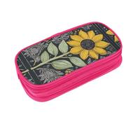 EZDLOWVBA Astuccio con stampa di girasoli e scritta "You are My Sunflower", per ragazzi e ragazze, grazioso astuccio con cerniera per studenti, astuccio per matite da scrivania per figlia e figlio,