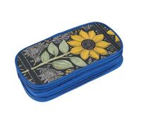 EZDLOWVBA Astuccio con stampa di girasoli e scritta "You are My Sunflower", per ragazzi e ragazze, grazioso astuccio con cerniera per studenti, astuccio per matite da scrivania per figlia e figlio,