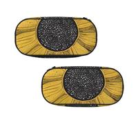 EZDLOWVBA Astuccio con stampa di girasoli e scritta "You are My Sunflower", per ragazzi e ragazze, grazioso astuccio con cerniera per studenti, astuccio per matite da scrivania per figlia e figlio,