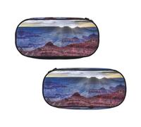 EZDLOWVBA Astuccio con stampa Grand Canyon per ragazzi e ragazze, grazioso astuccio con cerniera per studenti, astuccio per figlia, figlio, astuccio da scrivania, Nero , Taglia unica, Beauty Case