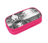EZDLOWVBA Astuccio con stampa Love from New York, per ragazzi e ragazze, grazioso astuccio con cerniera, per studenti, astuccio per figlia, figlio, astuccio da scrivania, rosa, Taglia unica, Beauty