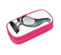 EZDLOWVBA Astuccio con stampa piccione per ragazzi e ragazze, grazioso astuccio con cerniera per studenti astuccio per figlia figlio astuccio da scrivania, rosa, Taglia unica, Beauty Case
