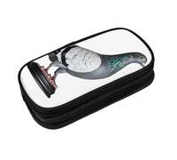 EZDLOWVBA Astuccio con stampa piccione per ragazzi e ragazze, grazioso astuccio con cerniera per studenti astuccio per figlia figlio astuccio da scrivania, Nero , Taglia unica, Beauty Case