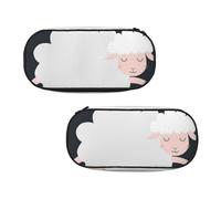 EZDLOWVBA Astuccio con stampa Sweet Dream, per ragazzi e ragazze, grazioso astuccio con cerniera, per studenti, astuccio per figlia, figlio, astuccio da scrivania, Nero , Taglia unica, Beauty Case