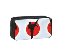 EZDLOWVBA Astuccio con stampa Taekwondo, per ragazzi e ragazze, portapenne per la scuola secondaria, per bambini e ragazze, astuccio portapenne per ufficio e università