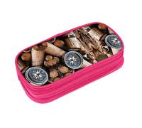 EZDLOWVBA Astuccio per matite con stampa della legge della bussola, per ragazzi e ragazze, grazioso astuccio con cerniera, per studenti, astuccio per figlia, figlio, astuccio da scrivania, rosa,