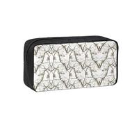 EZDLOWVBA Astuccio per matite portatile con stampa mimetica con albero bianco, per studenti, per bambini, astuccio per cancelleria, custodia capiente