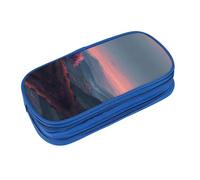 EZDLOWVBA Astuccio rosa con stampa crepuscolare per ragazzi e ragazze, grazioso astuccio con cerniera organizer per studenti astuccio per figlia figlio astuccio da scrivania, Blu, taglia unica, Beauty