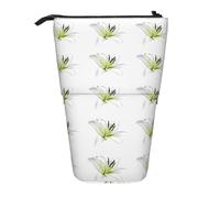 EZDLOWVBA Beautiful-Lilies - Astuccio per cancelleria per ragazzi e ragazze, con supporto, astuccio con cerniera, custodia telescopica, per studenti e ufficio, scuola media