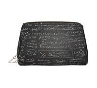 EZDLOWVBA Borsa cosmetica da viaggio da donna, con stampa fisica, borsa da trucco con cerniera, borsa da toeletta, borsa per il trucco in pelle leggera, Oro, Taglia unica