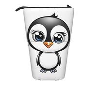 EZDLOWVBA I Love Penguins, astuccio per cancelleria per ragazzi e ragazze, con supporto, astuccio con cerniera, custodia telescopica, per studenti e ufficio, scuola media