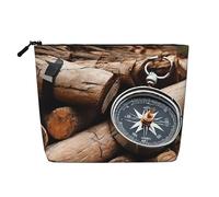 EZDLOWVBA Law of The Compass Navigation Print Law of The Compass Navigation Print Fake Hemp Makeup Bag - Borsa per trucchi da viaggio e per la conservazione quotidiana - Borsa cosmetica