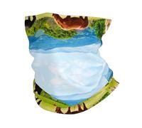 EZDLOWVBA Sciarpa multifunzionale con stampa di vari tipi di cavalli, bandana elastica, resistente ai raggi UV, sport all'aperto, pesca, ciclismo (2 pezzi)