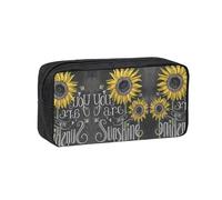EZDLOWVBA You are My Sunflower Print - Astuccio portatile per studenti, per bambini, astuccio per cancelleria, custodia per cancelleria, capacità