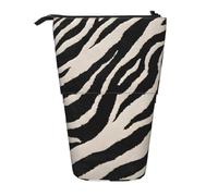 EZDLOWVBA Zebra, astuccio per cancelleria per ragazzi e ragazze, con supporto, astuccio con cerniera, custodia telescopica, studenti e ufficio scuola media