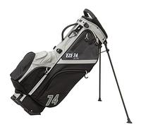 EZE Glide Eze 74 Lite Hybrid Borsa da golf con divisorio a 14 posizioni, Grigio/Nero