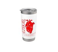 Ezechiele 36:26 Nuovo Cuore Inspirational Christian Bicchiere termico in acciaio inox doppia parete