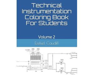 Ezekiel Caudill Technical Instrumentation Coloring Book For Students (Tascabile)