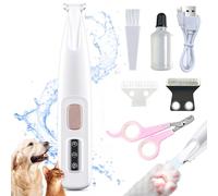 EZGHAR Rasoio di precisione per animali domestici, micro rasoio di precisione per animali domestici, taglia zampe, senza fili, a basso rumore, tagliazampe di cane, ricaricabile, per toelettatura con