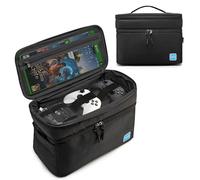 Ezgnuk Custodia per console di gioco compatibile con Xbox Series X, custodia da viaggio portatile viene fornita con protezione, spazio sufficiente per riporre controller di gioco, cavi e altri