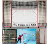 EZGoal Hockey Backstop, Rosso/Bianco