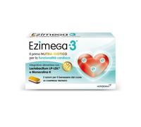 Ezimega 3, Integratore per il Colesterolo a Base di Monacolina K, Resveratrolo, Coenzima Q10, Lp-Ldl Probiotico Lactobacillus Plantarum, Acido Folico, utile per il controllo di colesterolo e triglicer