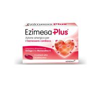 Ezimega Plus, Integratore per il Colestereolo a Base di Omega-3, Policosanoli, R