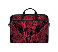 Ezioly floreale Paisley Elephant Head laptop messenger bag custodia tracolla per 35,6 cm a 39,1 cm di