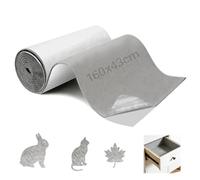 Ezitruz Rotolo Adesivi in Feltro 3 mm, Feltro Adesivo Forte Grigio 160x43 cm Feltrini Metro per DIY Rivestimento per scatole Mobili Isolamento Acustico Interno Tetto Tessuto