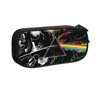 EZKYZTLW Organizer per astuccio per matite Pink Rainbow Floyd di grande capacità con scomparti Borsa per penna Borsa per trucco multifunzione per donna