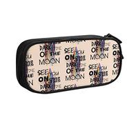 EZKYZTLW Organizer per astuccio per matite Pink Rainbow Floyd di grande capacità con scomparti Borsa per penna Borsa per trucco multifunzione per donna