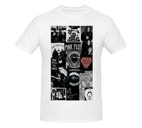 EZKYZTLW Pink Rainbow Floyd Funny Short Sleeve Men's T-Shirts Casual Printed Tee Top