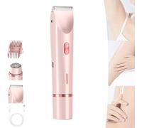 Ezme Razor, Ezme Ultra Smooth Shaver, 2 In 1 Electric Shaver Razors, For Underarms, Legs, Arms, Waterproof Electric Bikini Trimmer (Pink)