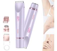 Ezme Razor, Ezme Ultra Smooth Shaver, 2 In 1 Electric Shaver Razors, For Underarms, Legs, Arms, Waterproof Electric Bikini Trimmer (Purple)