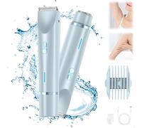 Ezme Razor, The Trimmie 2.0 by Ezme, Silky Razor, Silky Shaver, Ezme Trimmer, Silkyglow Shaver, 2 in 1 Trimmer for Women, Ipx7 Waterproof(Blue)