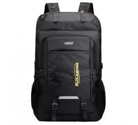 Ezmina Zaino da trekking impermeabile da 80 l, zaino da campeggio, borsa da trekking, zaino da viaggio per uomo e donna, grande zaino per alpinismo, arrampicata, sport all'aria aperta, Nero , Large