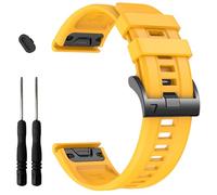 EZMVZKU Cinturino di ricambio in silicone per Garmin Fenix 8 47 mm/7/7 Pro/E, QuickFit, compatibile con Fenix 6/6 Pro/5/5 Plus/Forerunner 965/955 945/Approach S62/S70/tactix 8 47 mm/Descent G2/G1
