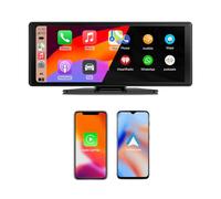 EZoneTronics 10,26 pollici Carplay Display & Android Auto Display Wireless Carplay Autoradio con Navigazione GPS 4K Dashcam Retrovisione Bluetooth Controllo vocale IPS Touch Screen Mirror Link AUX FM