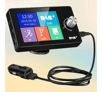 Ezonetronics DAB+ Radio Car DAB+Radio digitale Ricevitore sintonizzatore portatile con antenna Dongle USB per la maggior parte dei radio stereo per auto Android a