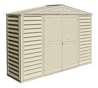 Ezooza Casetta in PVC SidePro 10,5'x3' Duramax Classic, 320 x 81 x 233 cm Colore Avorio da Giardino