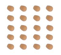 EZPROGEAR10 MM mini parabrezza per mini Headset microfono 20 Pack (Tan Color)