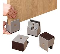 Ezprotekt, alzatoi regolabili da 5 cm per sedie con morsetto a vite, alzatoi resistenti per mobili da letto e divano, si adattano a gambe di sedie quadrate/rotonde con diametro da 0"-3,8 cm