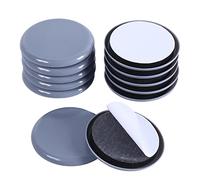 Ezprotekt, Confezione da 16 gommini per mobili ed elettrodomestici, rotondi, autoadesivi, da 8,9 cm, resistenti, per proteggere la moquette (celeste)